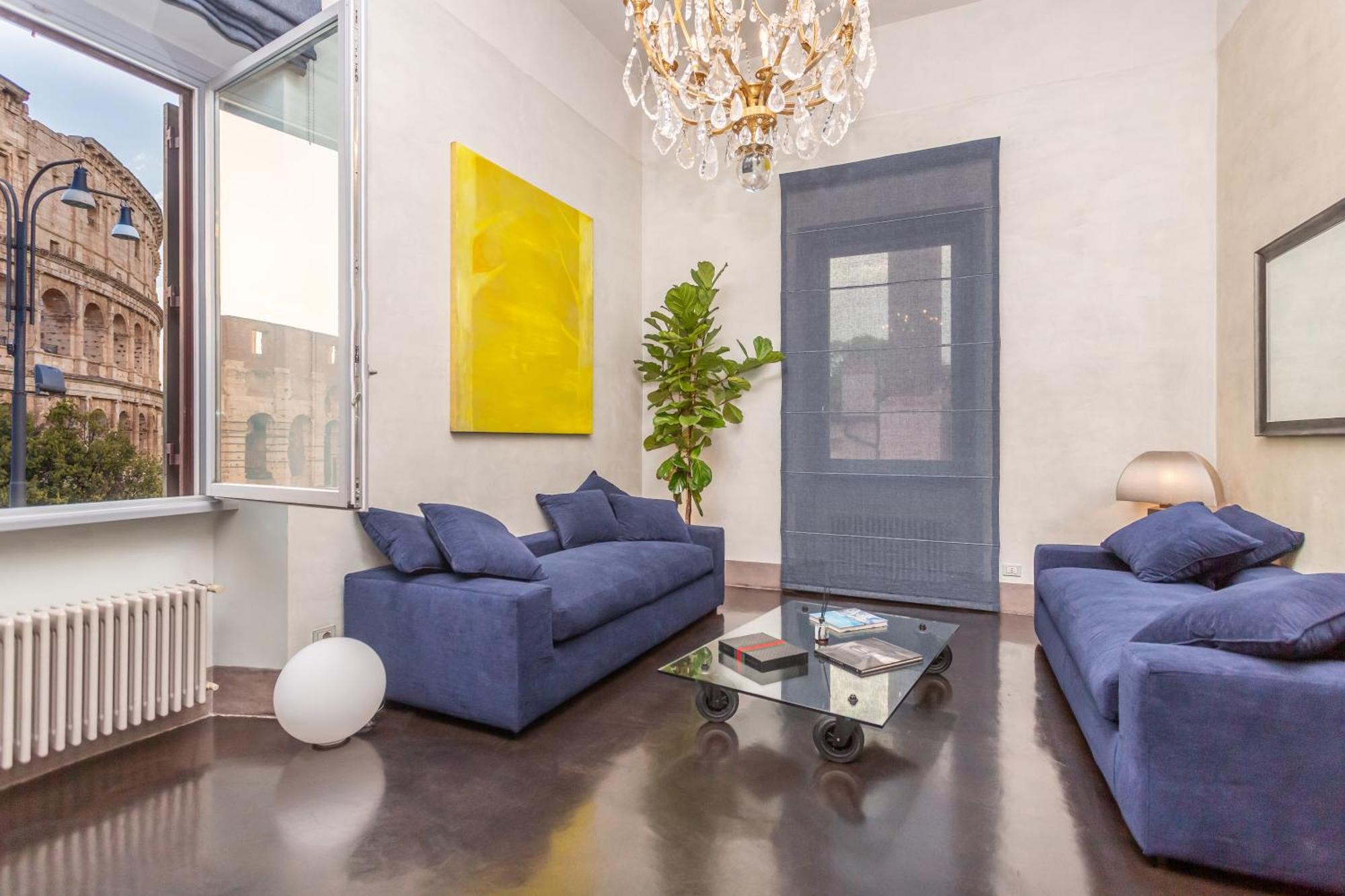 Iconic Apartment With Unique Colosseum View ローマ エクステリア 写真